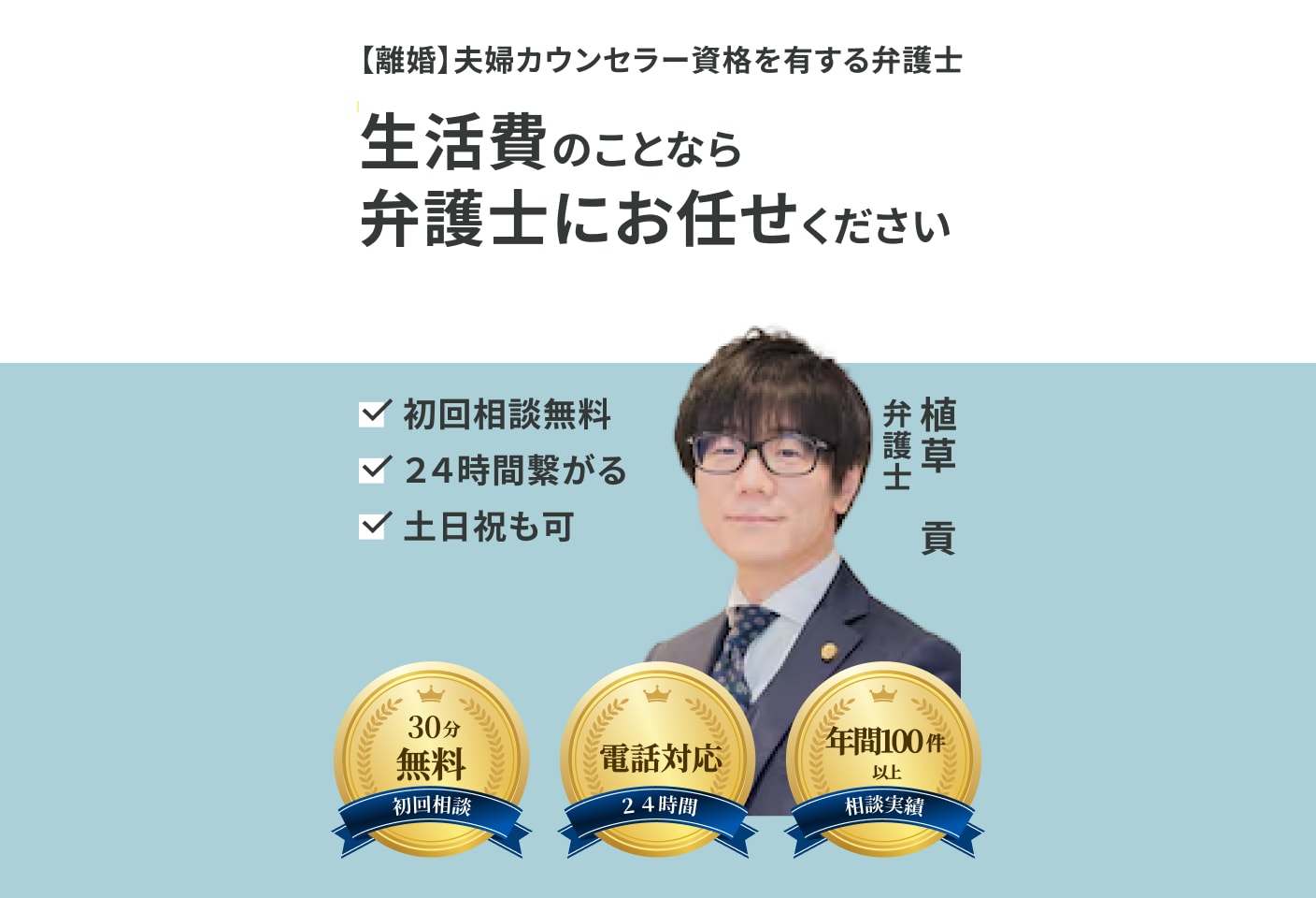 植草 貢弁護士の生活費を入れないについての詳細ページ