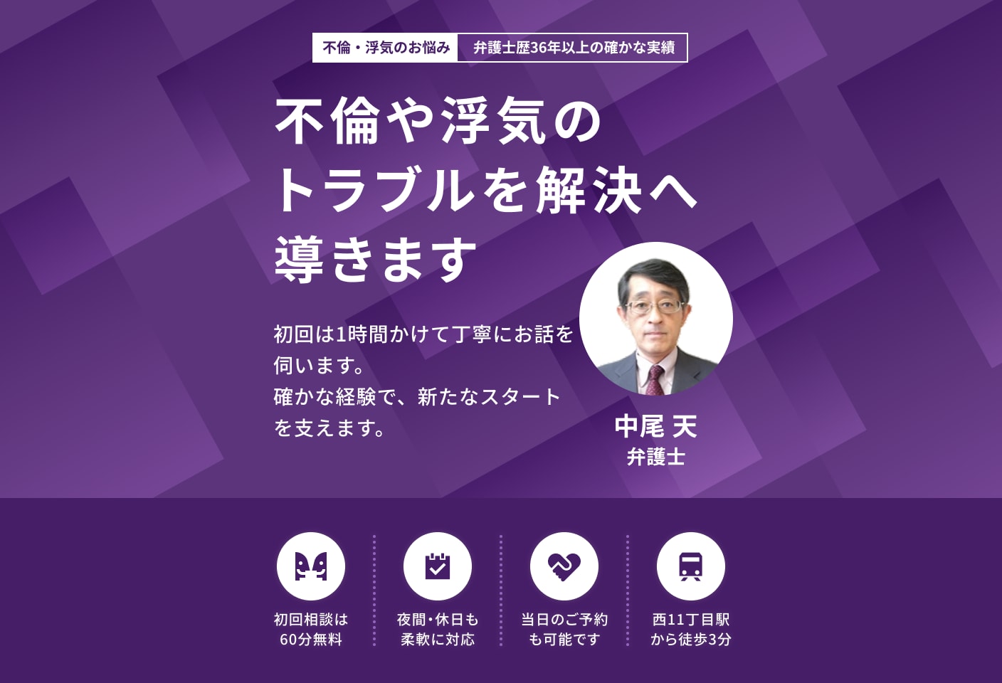 中尾 天弁護士の不倫・浮気についての詳細ページ