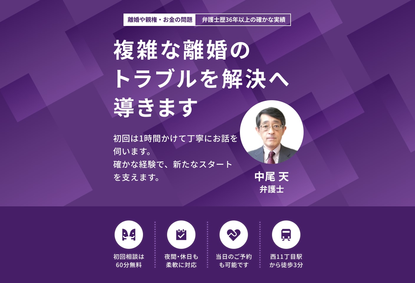中尾 天弁護士の離婚請求についての詳細ページ