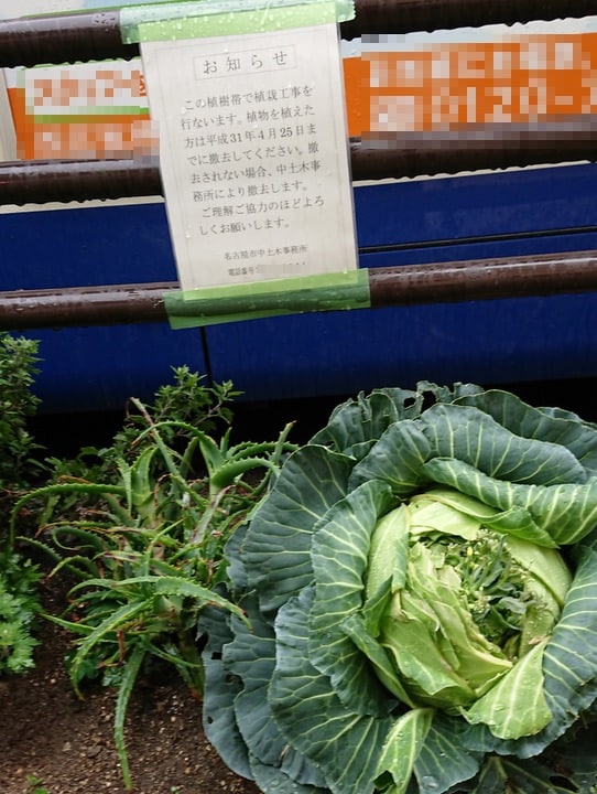 名古屋市の張り紙