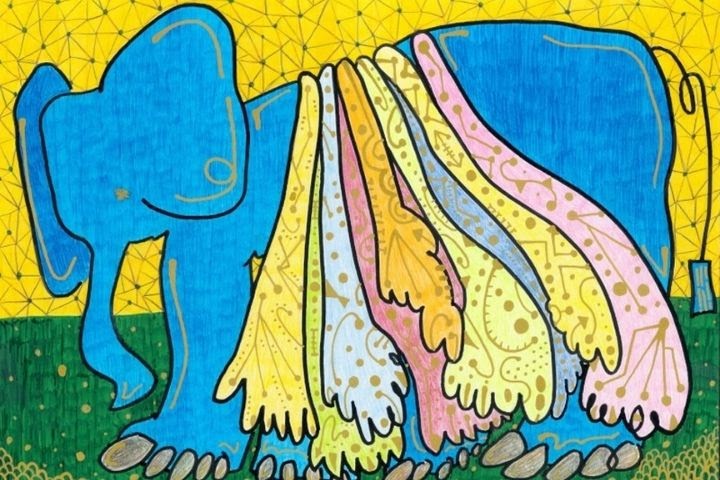 大塚咲さんのアート作品