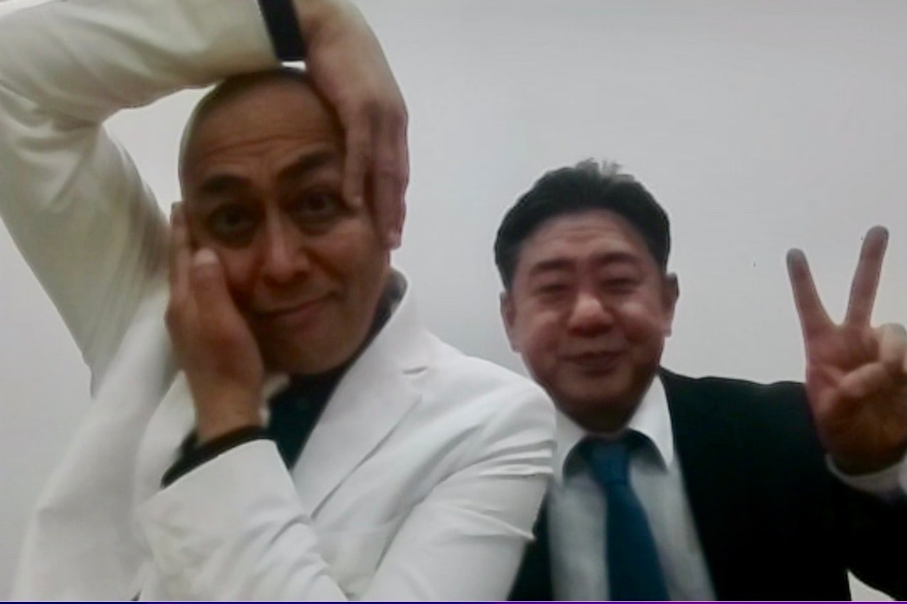 錦鯉の長谷川雅紀さん（左）と渡辺隆さん（オンライン取材）