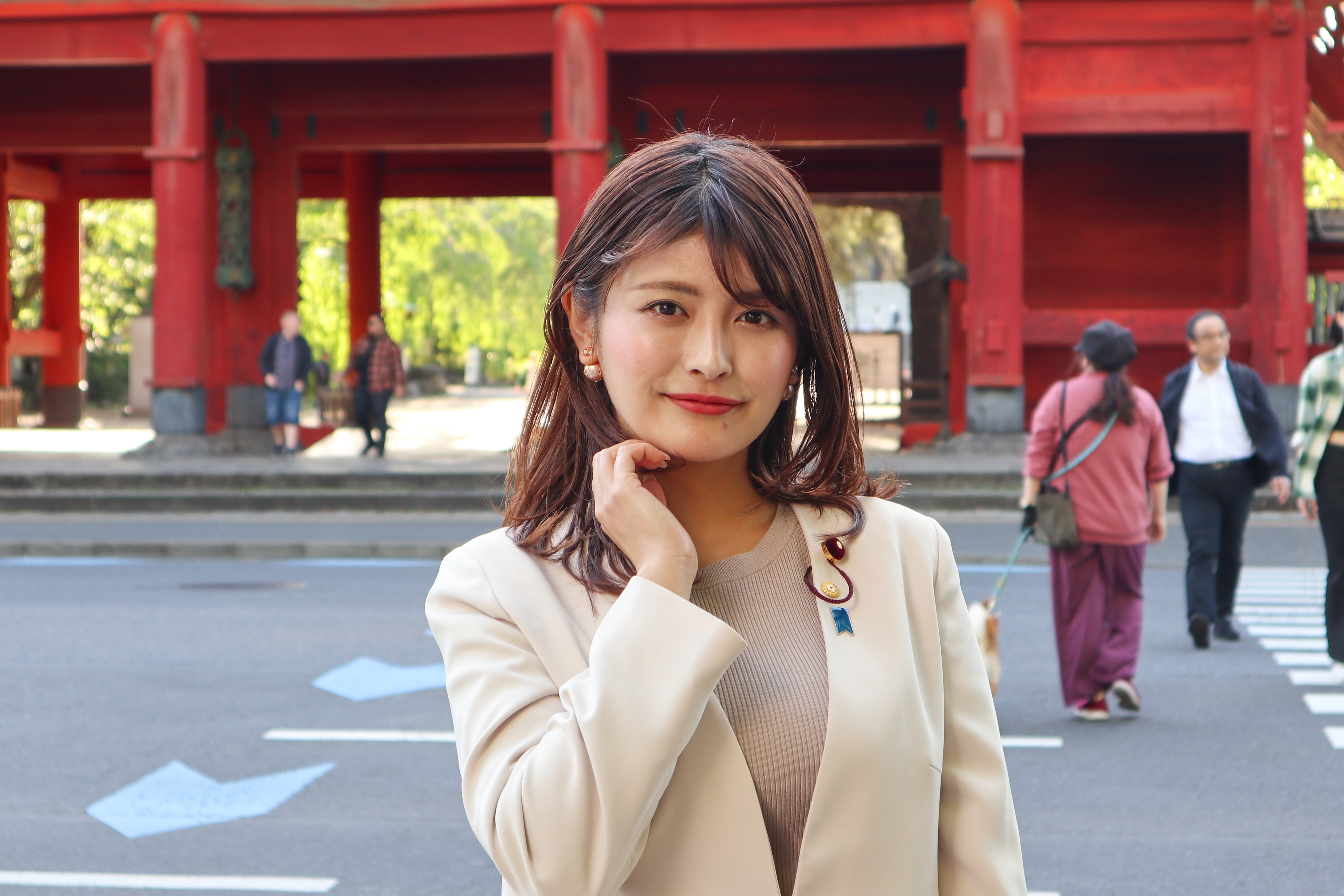 港区議に当選した新藤加菜さん（2023年4月27日、弁護士ドットコムニュース）