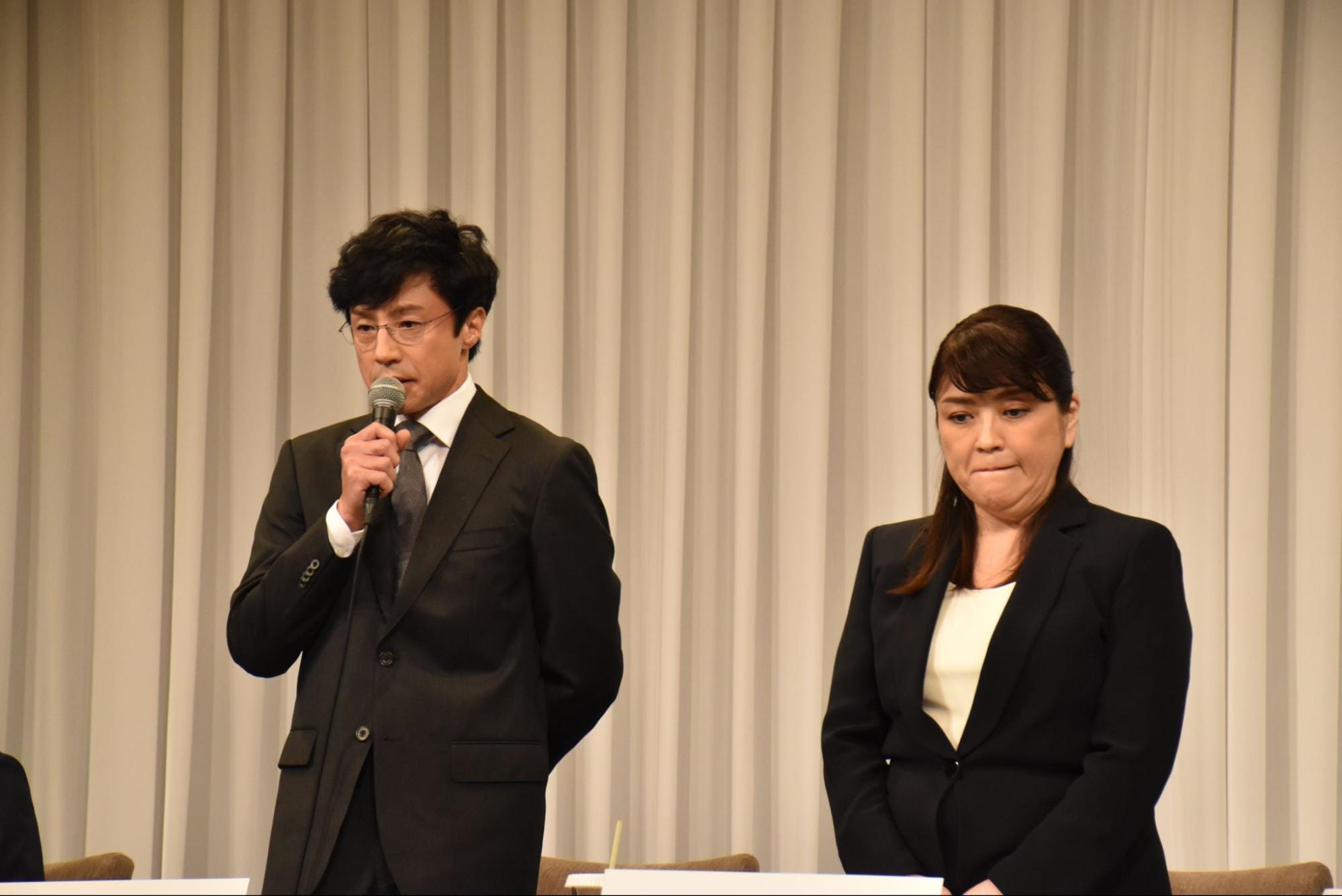 左から東山さん、藤島さん（2023年9月7日、弁護士ドットコム撮影）
