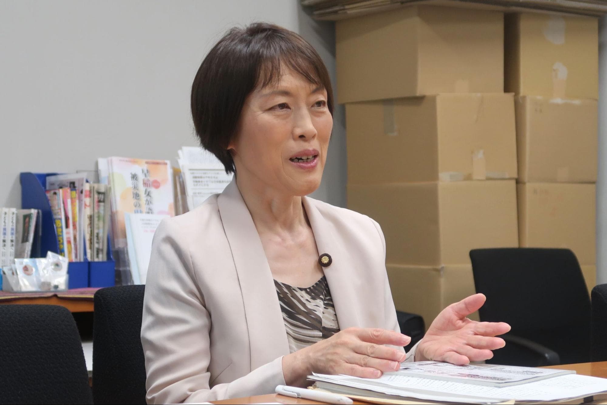 田村智子議員（2023年9月12日、弁護士ドットコムニュース撮影）