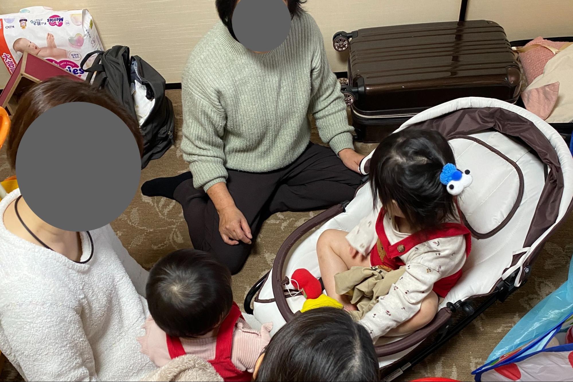 揺れの発生2分前（1月1日午後4時8分）