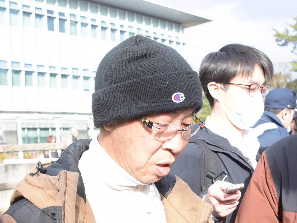 判決を傍聴した男性